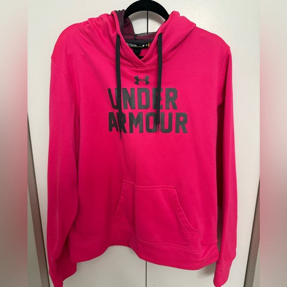 Under Armour Tops - Under Armour Fuchsia Hoodie